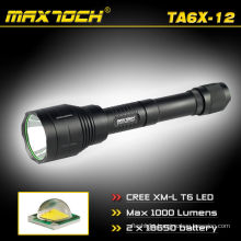 Maxtoch TA6X-12 1000 Lumen Cree 18650 Handle LED Flashlight Super Distance Electric Charging Flashlight